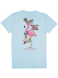 Baby It's Warm Outside - Flamingo - Christmas - SS - S24 - Adult T-Shirt