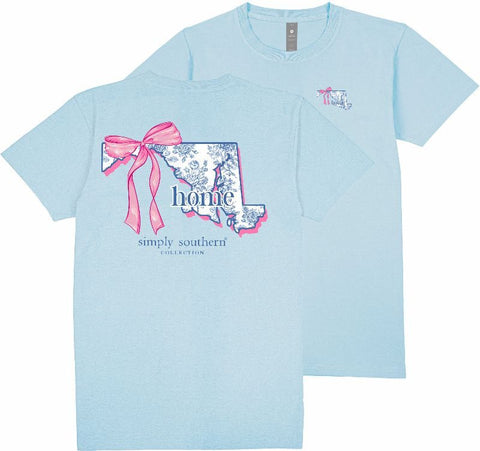 Maryland Home - State Bow - SS - S25 - Adult T-Shirt