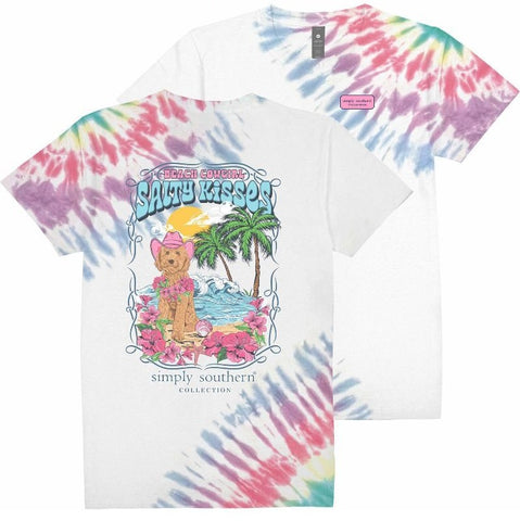 Beach Cowgirl - Salty Kisses - Dog - Beach - SS - S25 - Adult T-Shirt
