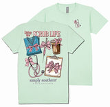 Living The Scrub Life - Stethoscope - Nurse - SS - S25 - Adult T-Shirt