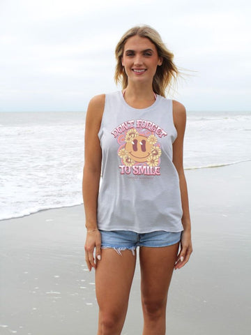 Don't Forget To Smile - S24 - SS - Fashion Tank Top