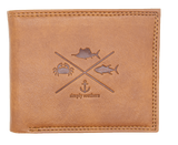 Guys Leather Wallet - SS - Simply Southern
