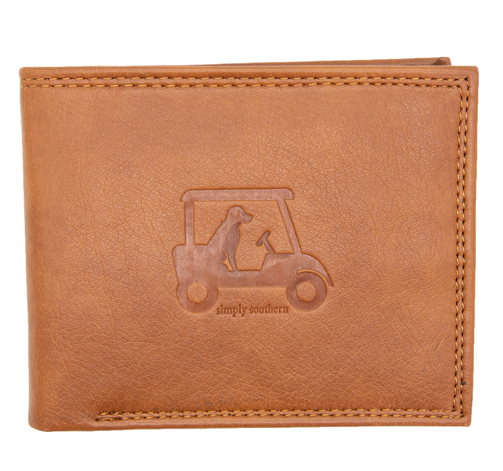 Guys Leather Wallet - SS - Simply Southern