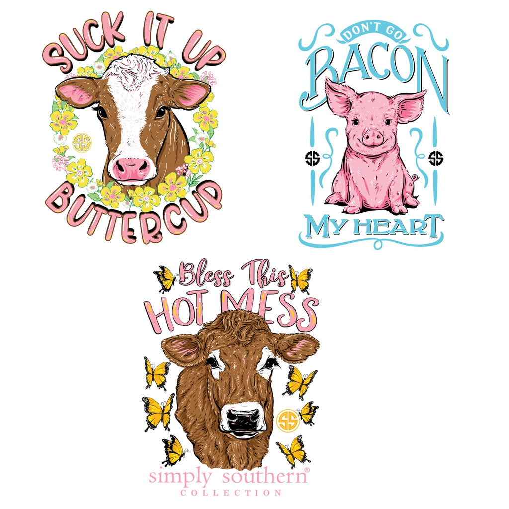 Decals 3 Pack - SS - S21 - Simply Southern