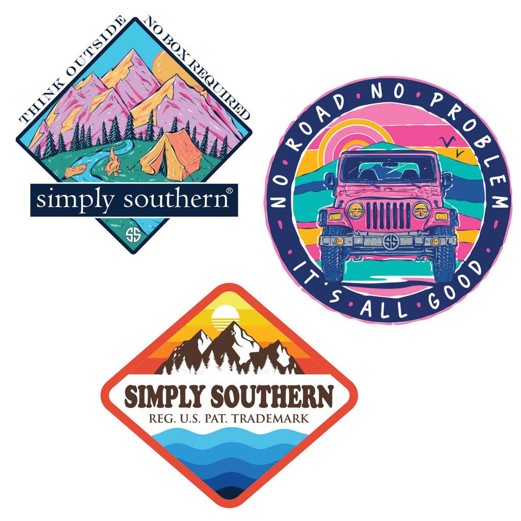 Decals 3 Pack - SS - S21 - Simply Southern