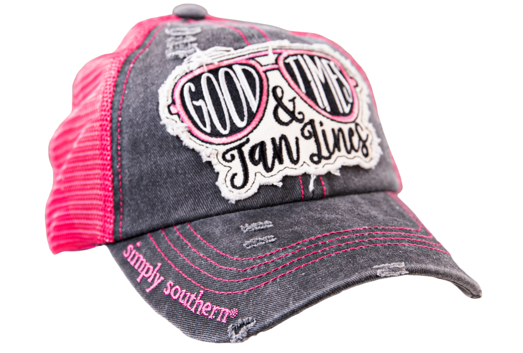 Fashion Messy Bun Hats - Summer - S22 - Simply Southern
