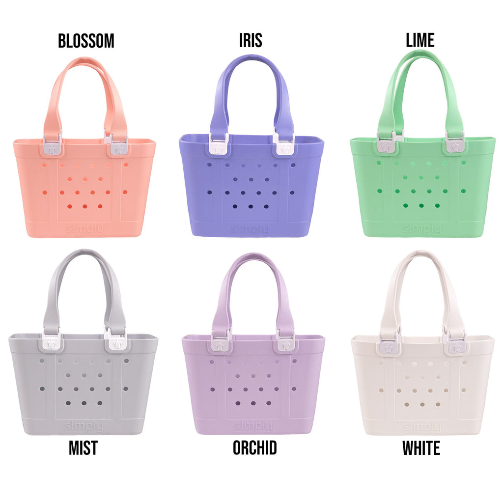 Solid Color MINI Simply Tote - S23 - Simply Southern - NEW Handle Style
