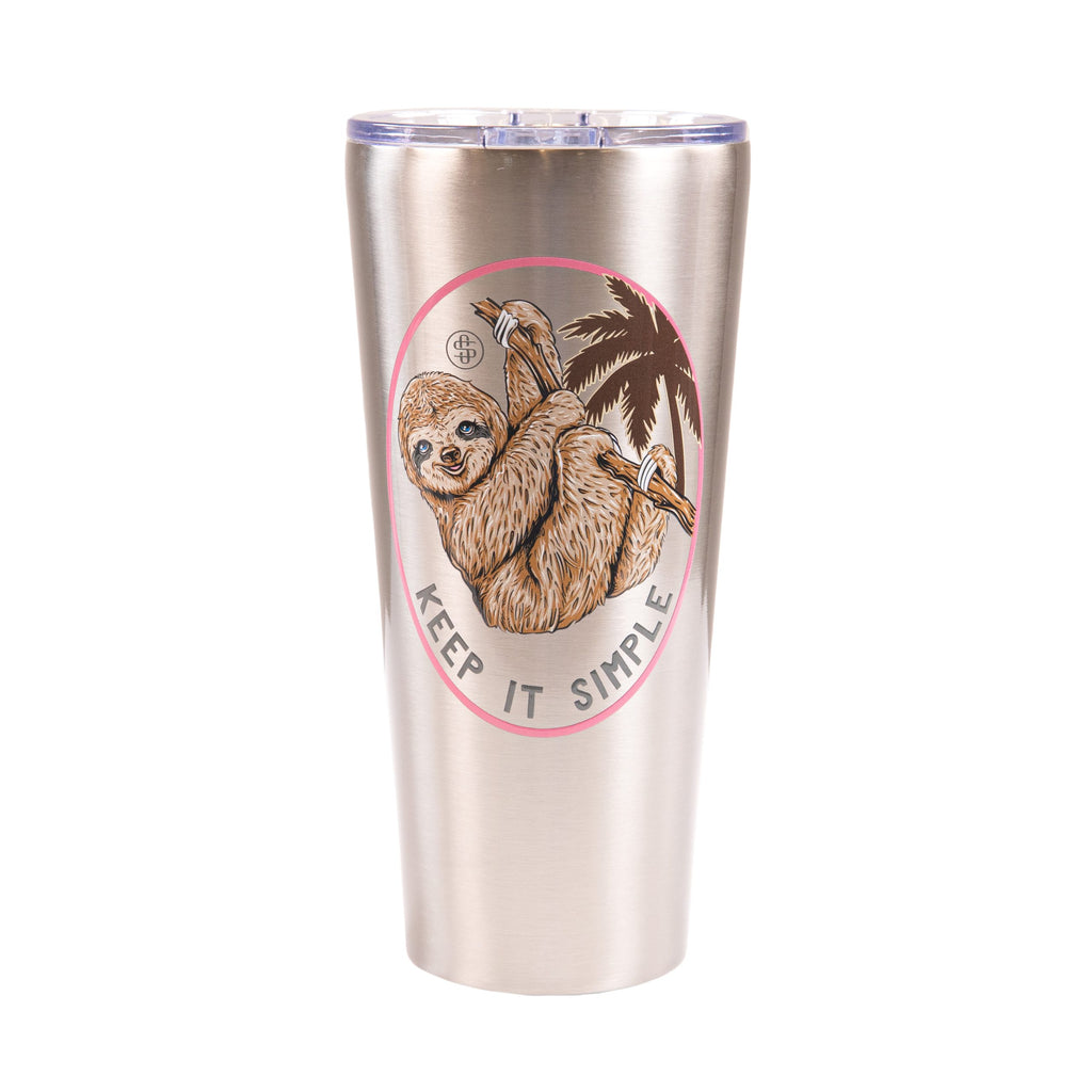 Simply Southern 30 oz Tumblers Multiple Colors Sloth