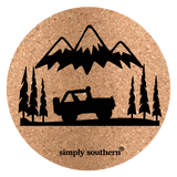 Cork Car Coaster - Guys - F20 - Simply Southern