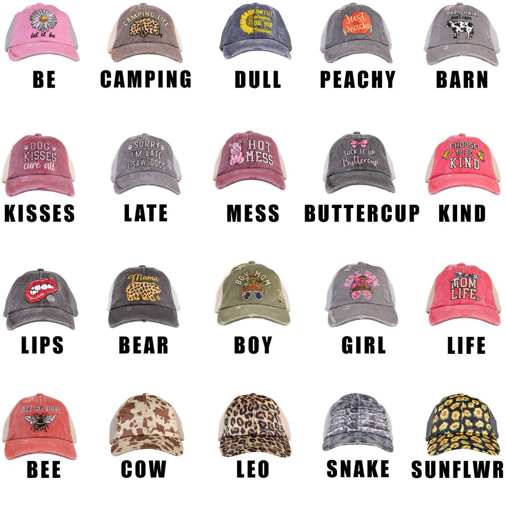 Fashion Messy Bun Hats - F21 - Simply Southern