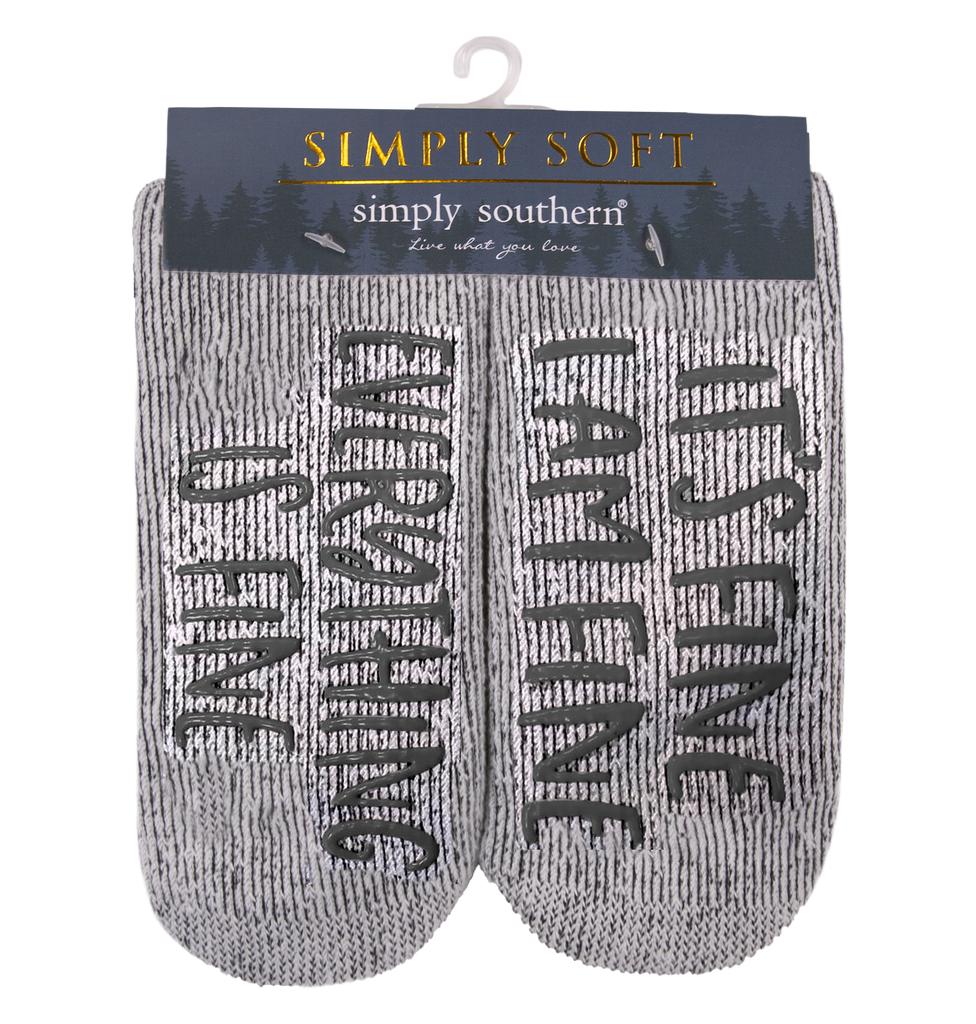 Non Slip Fun Socks - F21 - Simply Southern