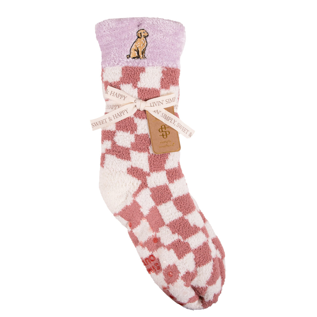 Camper Socks - Checkered - F23 - Simply Southern