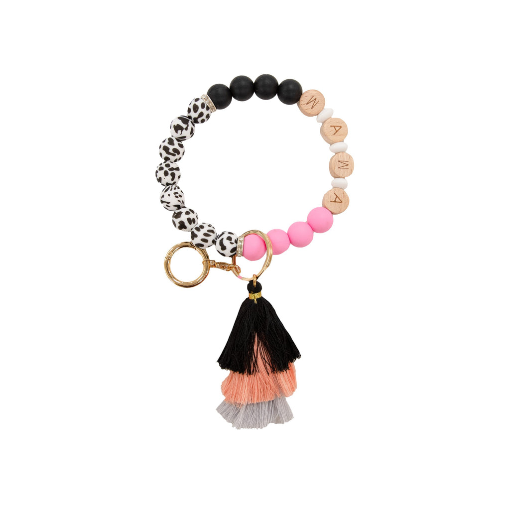 Bead Bangle Silicone - F23 - SS