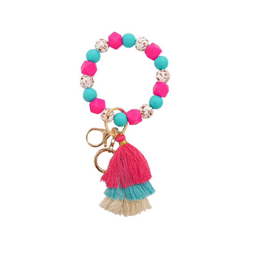 Bead Bangle Silicone - F23 - SS