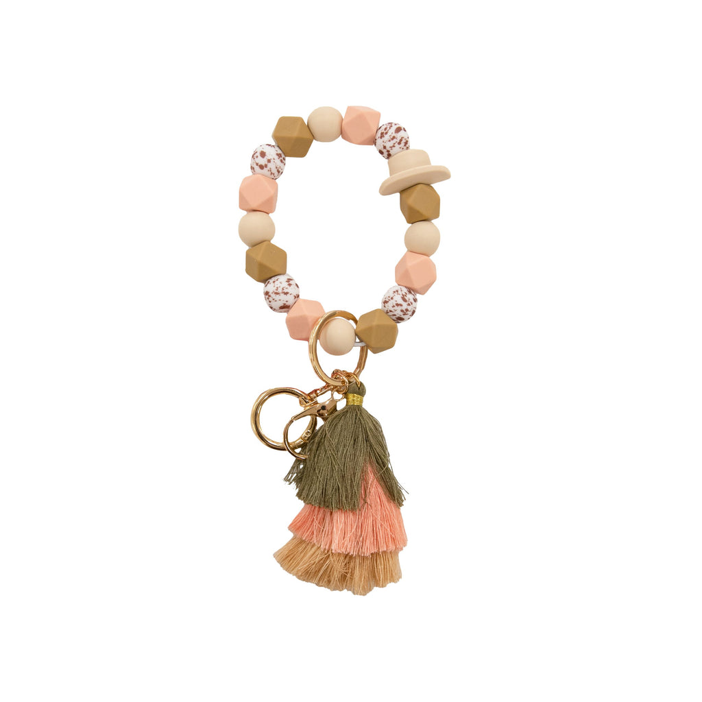 Bead Bangle Silicone - F23 - SS