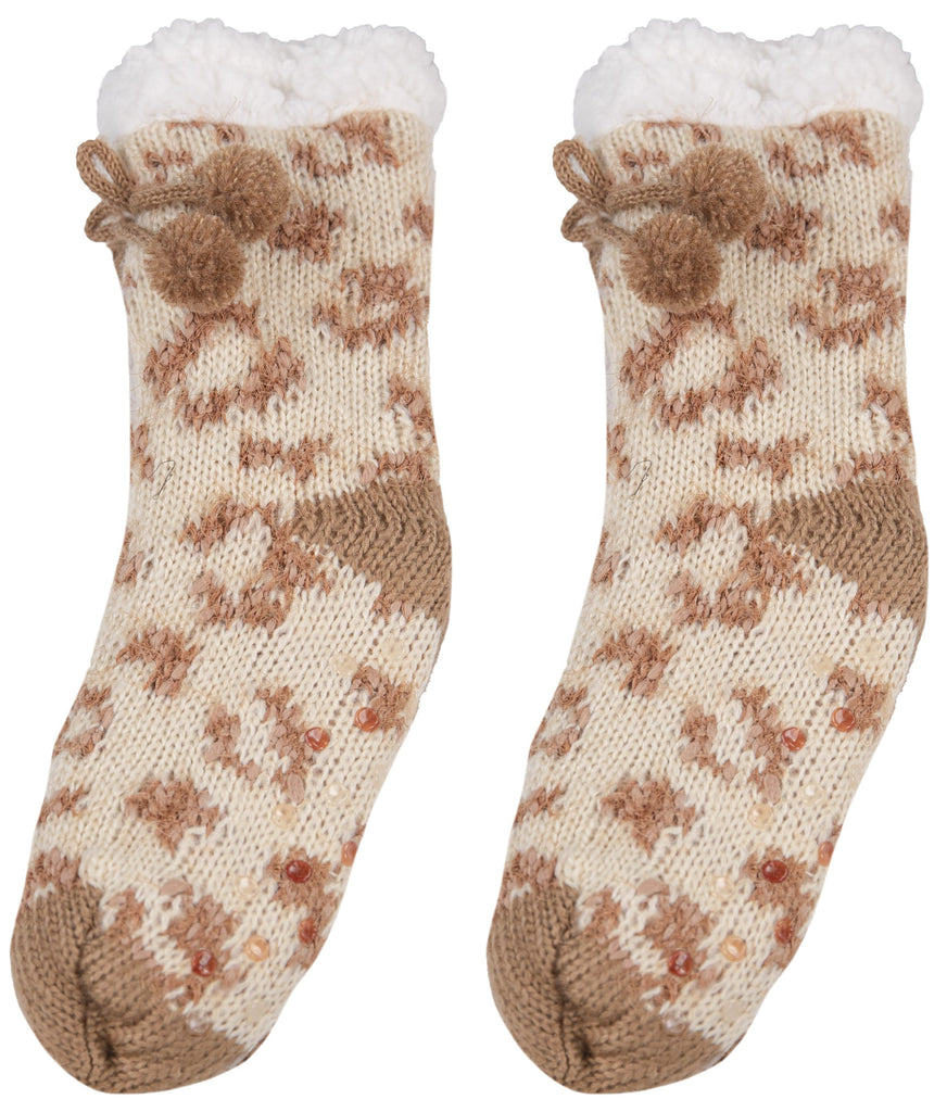 Camper Socks - Aztec / Leopard - F22 - Simply Southern