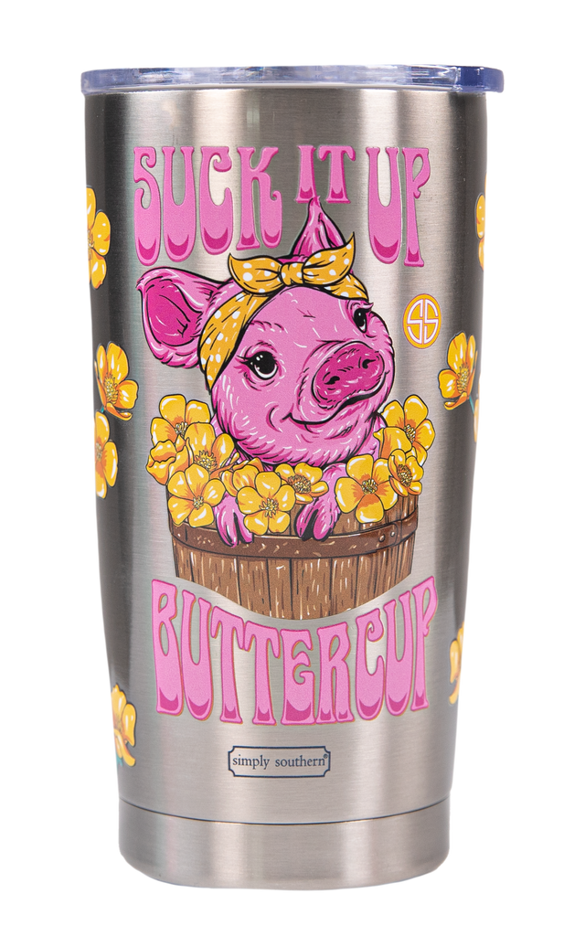 Graphic Tumbler 20 oz - Simply Southern - 24 hours cold / 8 hours hot
