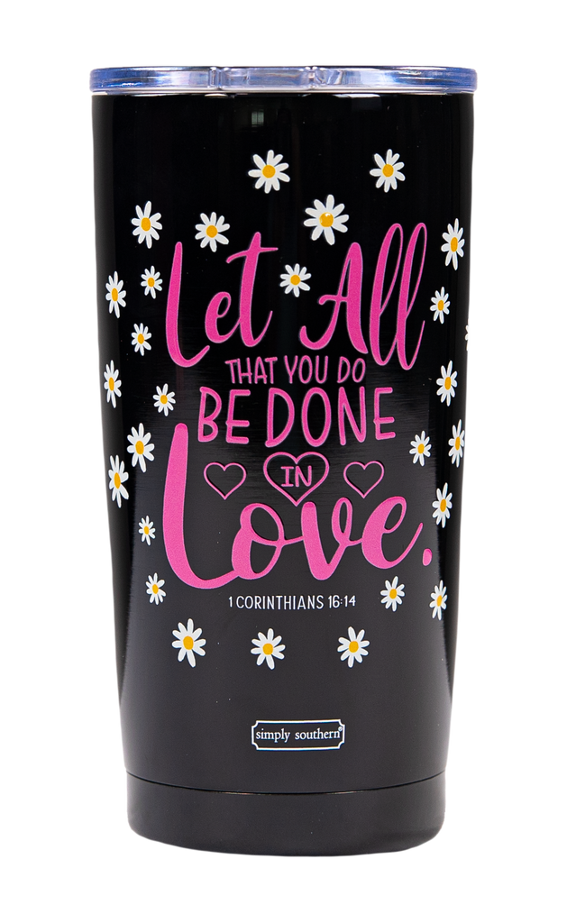 Graphic Tumbler 20 oz - Simply Southern - 24 hours cold / 8 hours hot