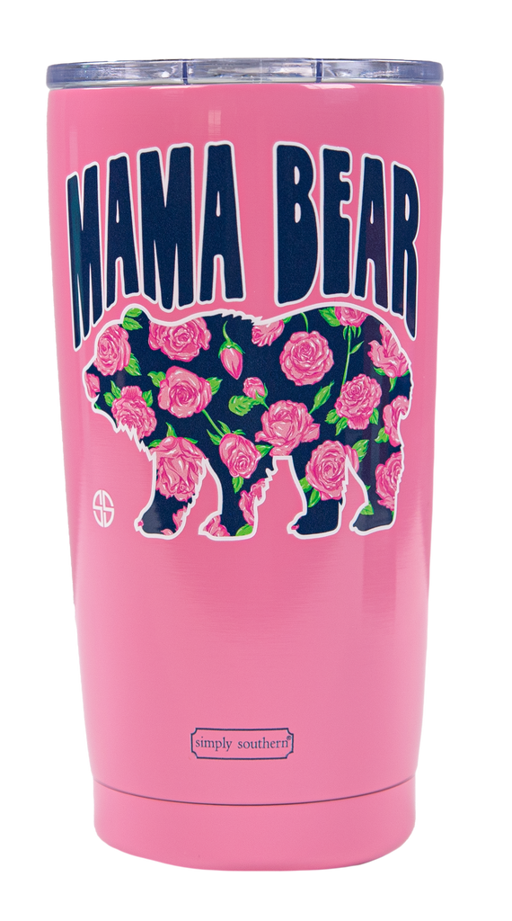 PC Mama Bear Tumbler Stainless 20oz Tumbler 4ast - Pink – Utah Souvenir Co