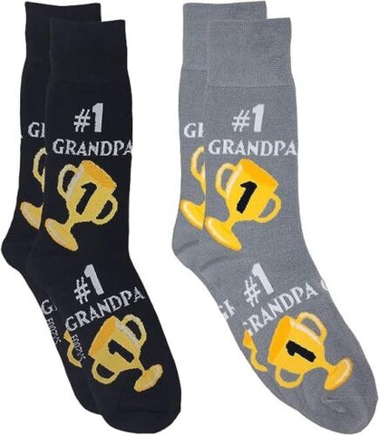 Graphic Adult Socks - Foozy - #1 Grandpa