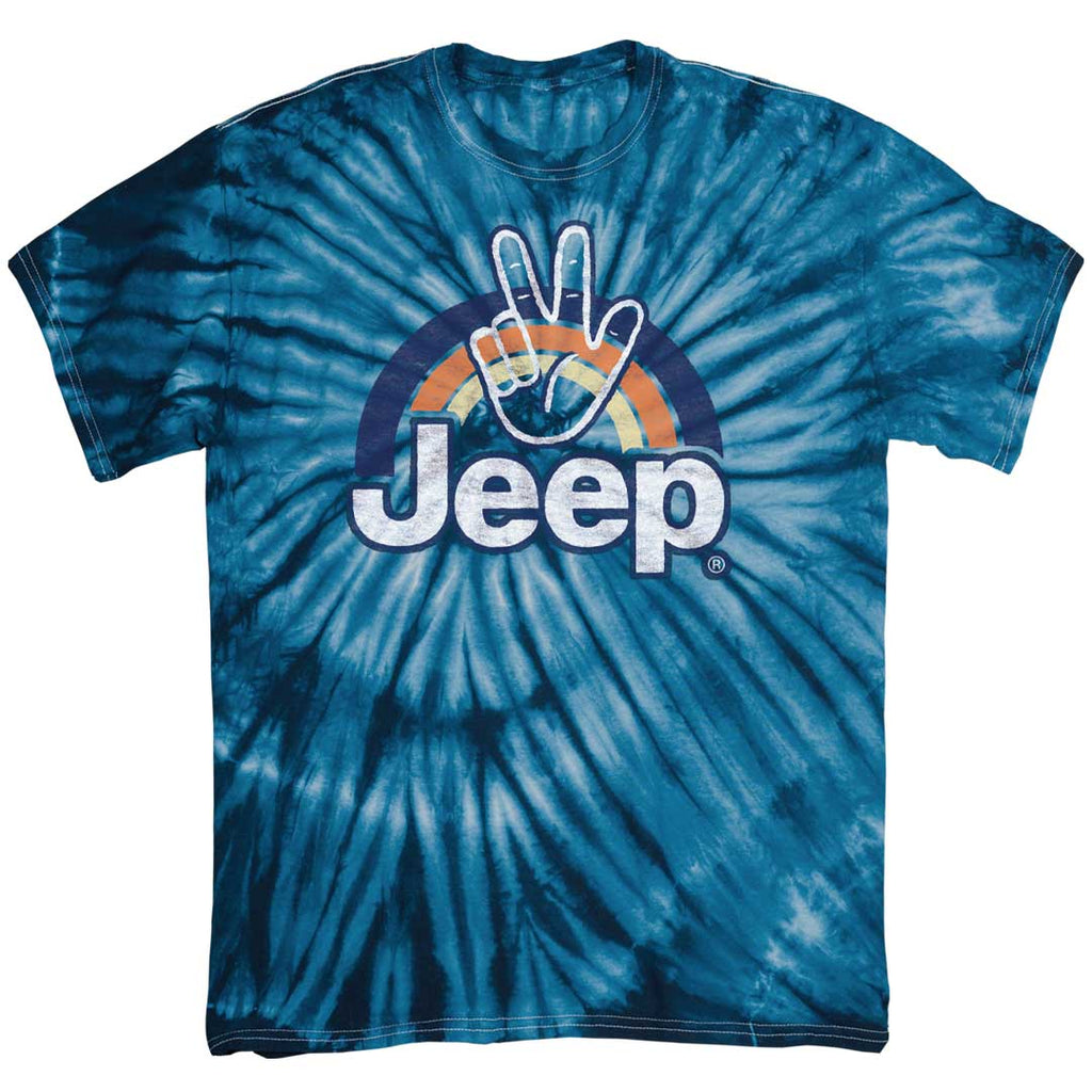 Retro Wave Tie Dye - Adult T-Shirt - Jeep®