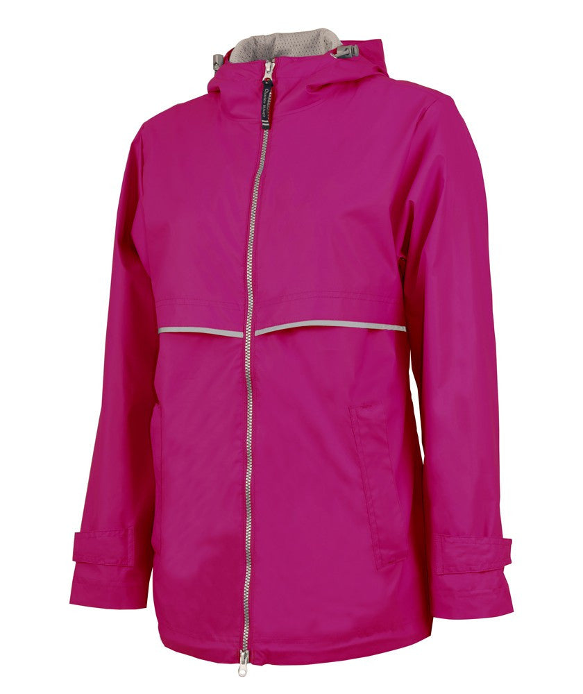 Charles River - New Englander Raincoat - Hot Pink