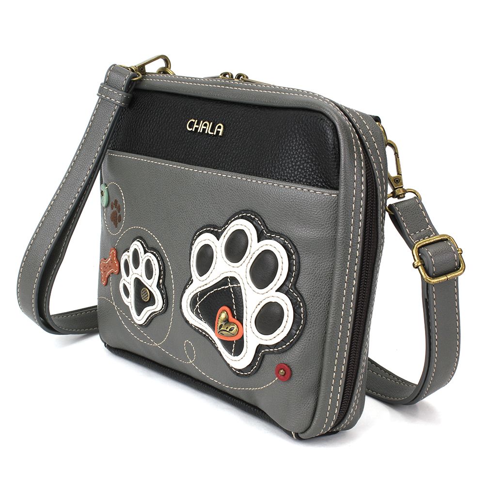 Companion Organizer - Pawprint Gray - Vegan Leather - Chala