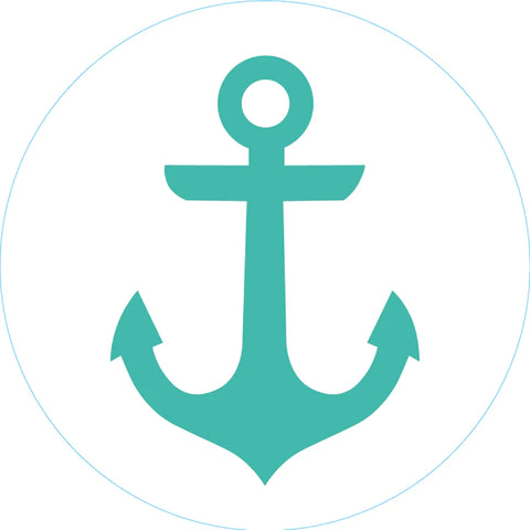 Bogg® Bits - Turquoise Anchor