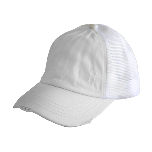 C.C crisscross distressed hat