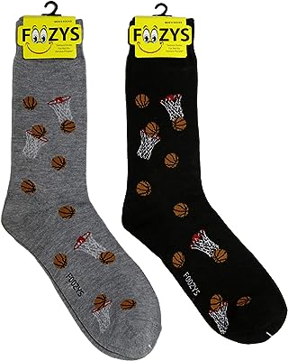 Graphic Adult Socks - Foozy - Basketball