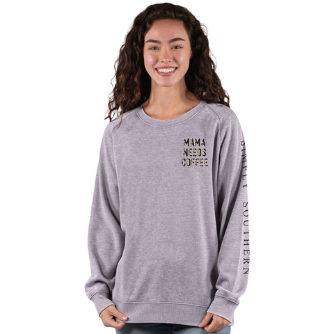 Mama Needs Coffee - Pullover - SS - F22 - Adult Crew