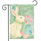 Easter Bunny and Tulips - Garden Flag