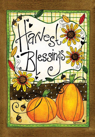 Harvest Blessings - Garden Flag