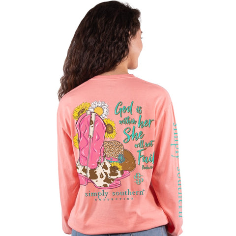 God Is Within Her She Will Not Fail - SS - F22 - Adult Long Sleeve