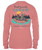 Best Friends - Make The Good Times Better And The Hard Times Easier - SS - F22 - YOUTH Long Sleeve