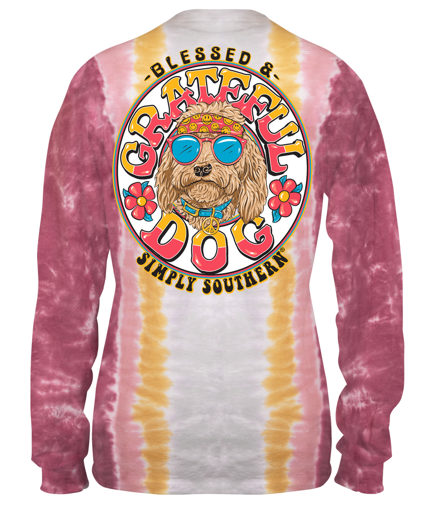 Blessed & Grateful Dog - Tie Dye - SS - F21 - Adult Long Sleeve