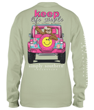Sloth - Keep Life Simple - Jeep - SS - F22 - Adult Long Sleeve