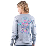 Life Is Tough But So Are You - Sea Turtle - SS - F22 - Adult Long Sleeve