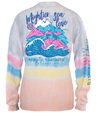 Mightier Than the Sea is His Love - Tie Dye - SS - F21 - YOUTH Long Sleeve
