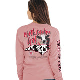 NC - North Carolina Girl - Cow - SS - F21 - Adult Long Sleeve