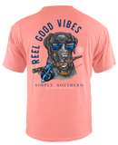 MN Reel Good Vibes - Fish Dog - S23 - SS - Adult T-Shirt