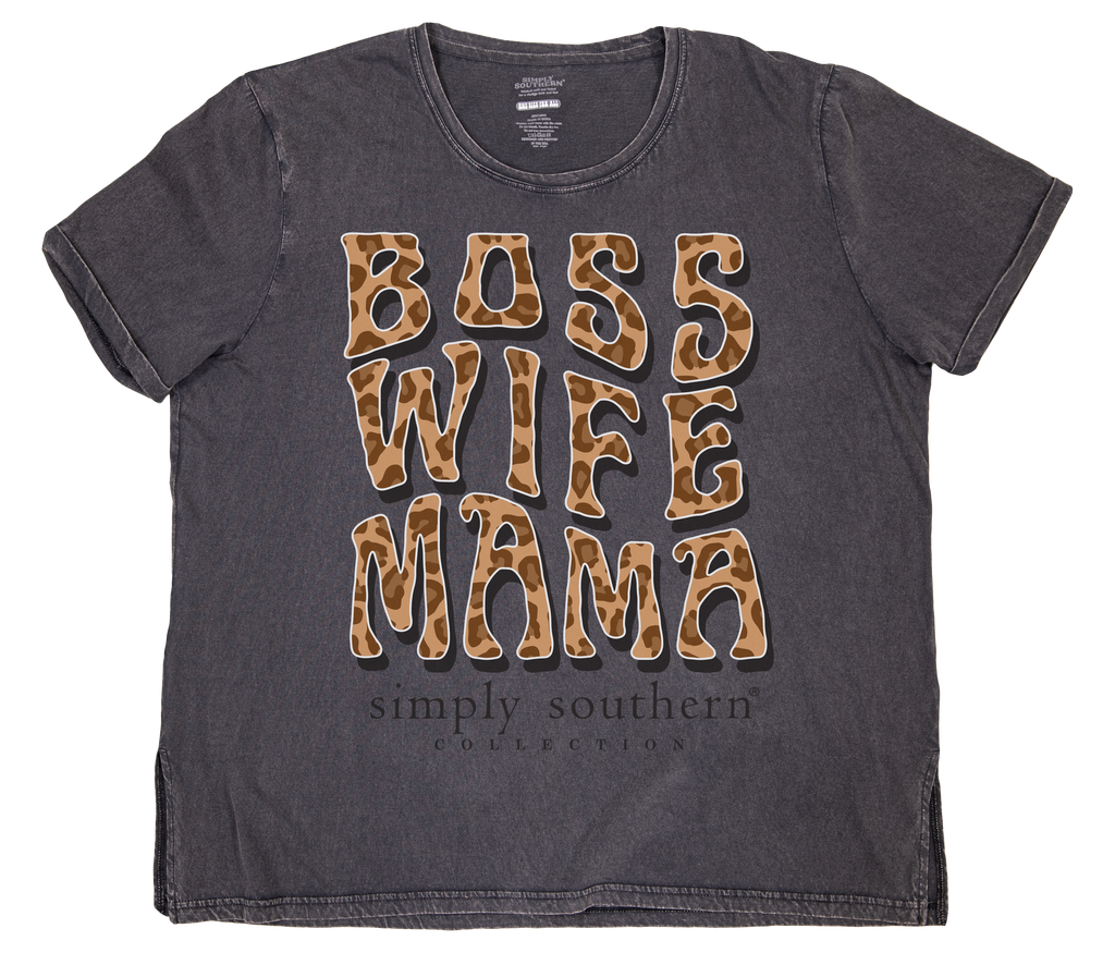 Boss Wife Mama - SS - S22 - Adult Oversize Shirt - Space Acid