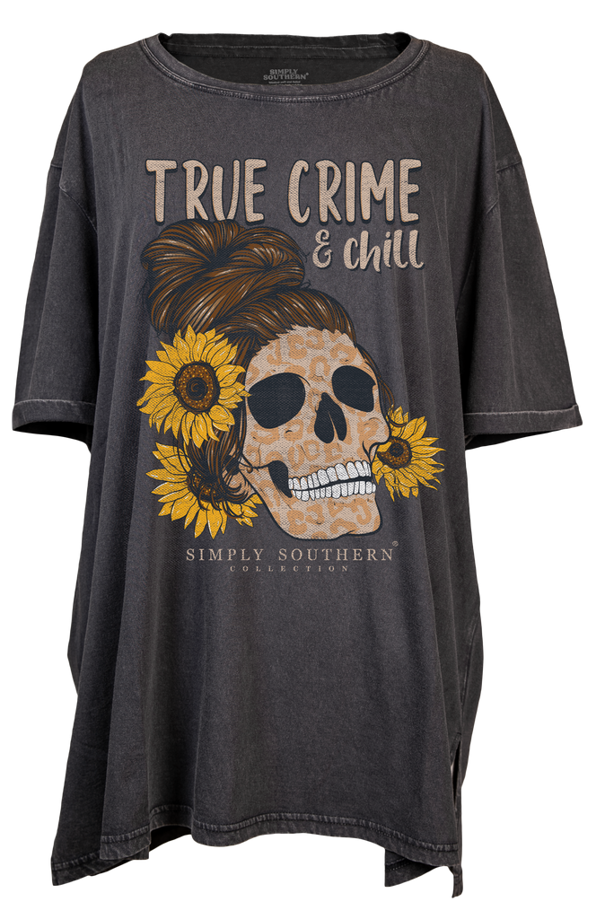 True Crime & Chill - SS - F22 - Adult Oversize Shirt - Space Acid