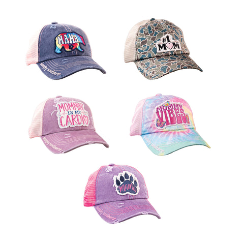 Fashion Messy Bun Hats - Mom - S22 - Simply Southern