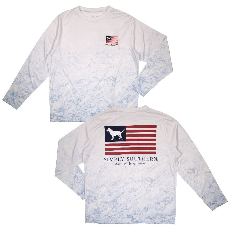 Rash Guard - Flag - S23 - Simply Southern