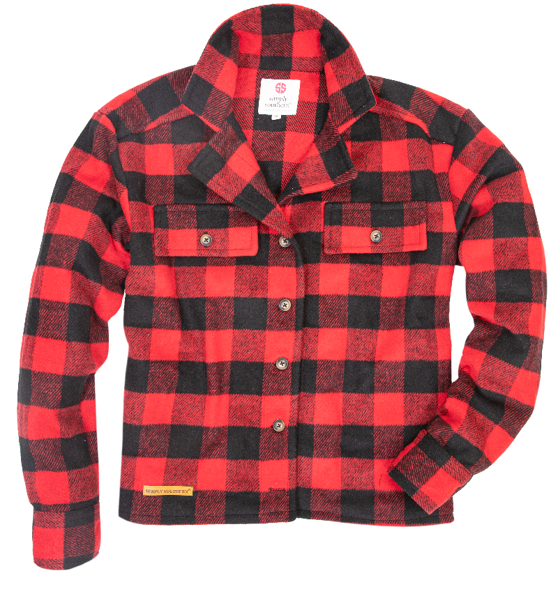 Shacket - Jacket Buffalo Red Plaid - F21 - Simply Southern