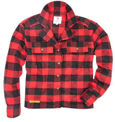 Shacket - Jacket Buffalo Red Plaid - F21 - Simply Southern