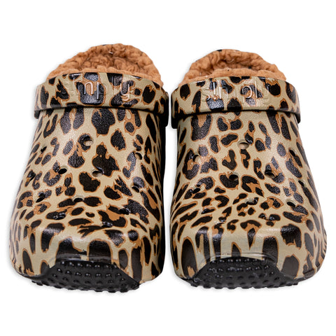 Simply Fleece Clogs - Leopard - F21 - Simply Southern