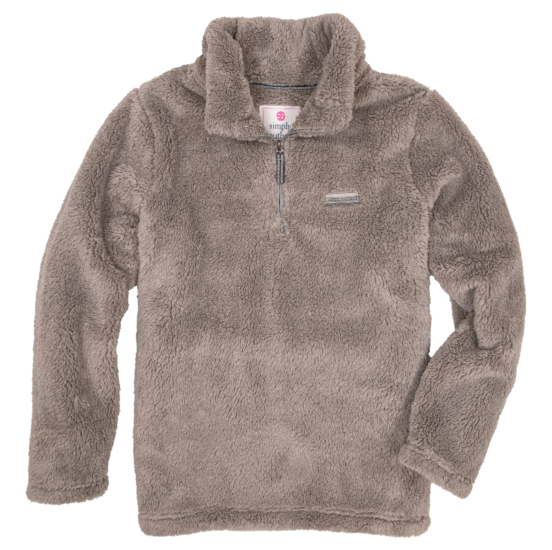 Simply Classic Sherpa Gray - Pullover - F21 - Simply Southern