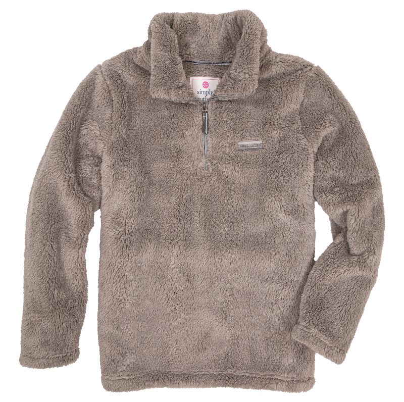 Simply southern 2025 sherpa pullover pearl